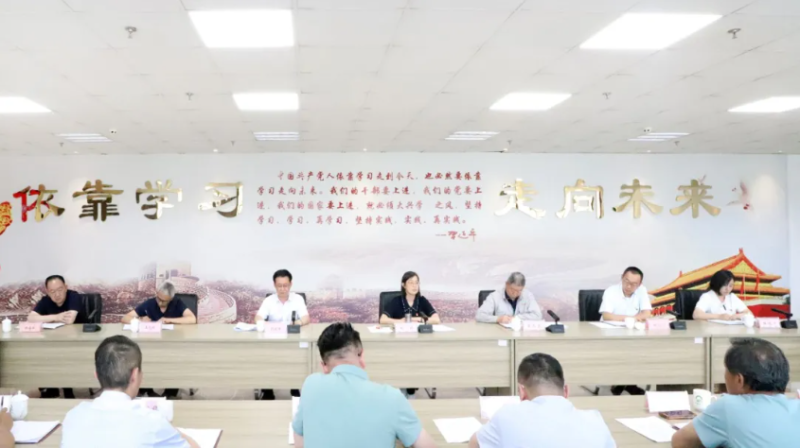 集團黨委書記為黨員領(lǐng)導(dǎo)干部講授學(xué)習(xí)教育專題黨課