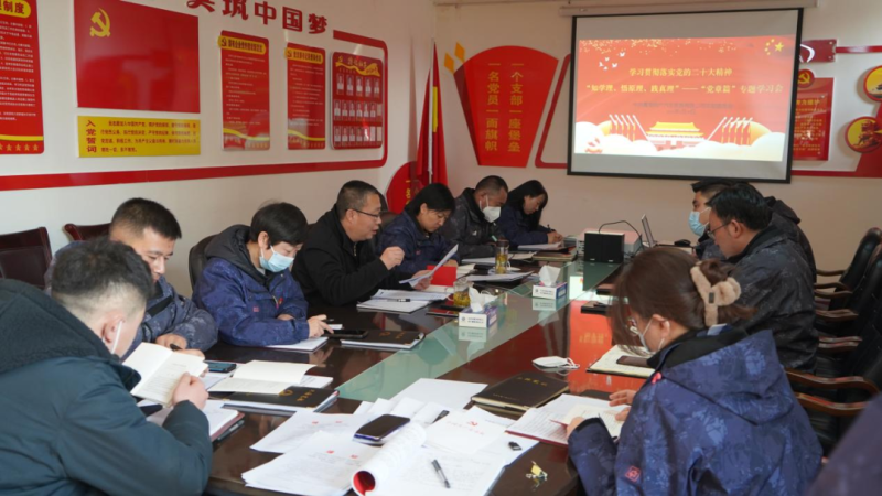 物產(chǎn)汽貿(mào)黨支部召開&ldquo;知學理、悟原理、踐真理&rdquo; &mdash;&mdash;黨章篇&rdquo;專題學習會