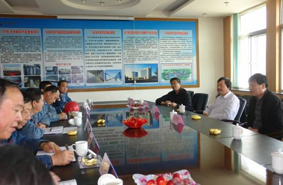 劉崇珩、馮志洪蒞臨青海物產(chǎn)北川工業(yè)物流園參觀