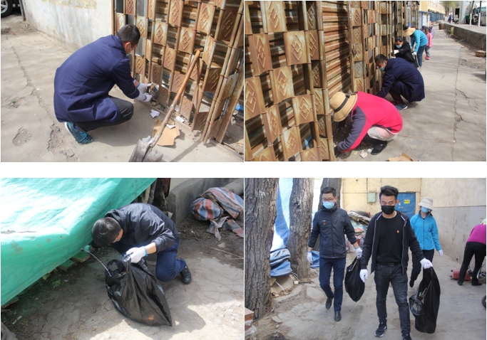 中共青海省第三建筑工程有限公司支部委員會(huì)開展&ldquo;黨旗領(lǐng)航，愛衛(wèi)同行&rdquo;主題黨日活動(dòng)